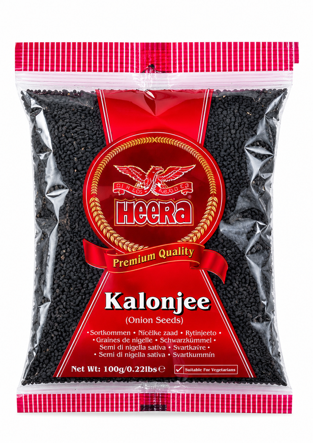 Heera Kalonjee 100 g – Schwarzkümmelsamen (Nigella)