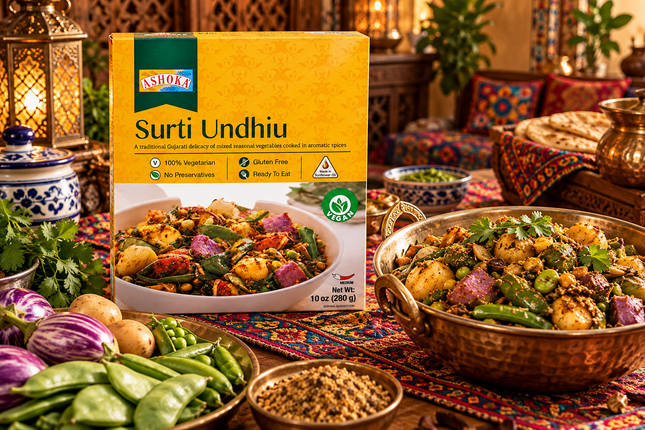 Ashoka Surti Undhiu 280 g – Gujarati Gemüsegericht