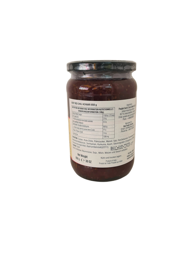 Deep Achaar Red Chili Pickle 850g