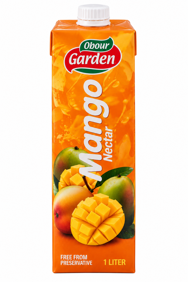 Obour Garden Mango Nectar – Mangonektar 1 L