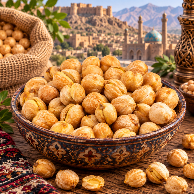 Afghanische Kichererbsen geröstet & ungesalzen – Snack