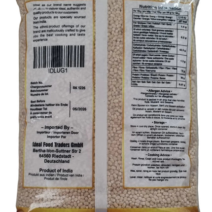 IDEAL Urid Whole Gota 1Kg