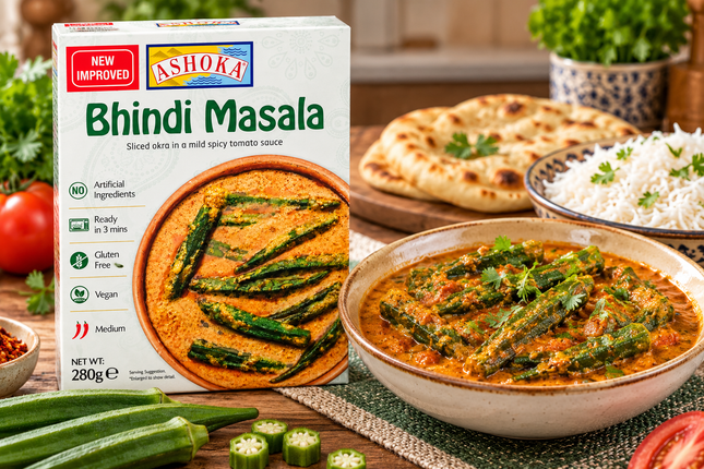 Ashoka Bhindi Masala 280 g – Okra Curry