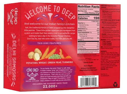 Deep Delhi Samosa 680g (12stück)