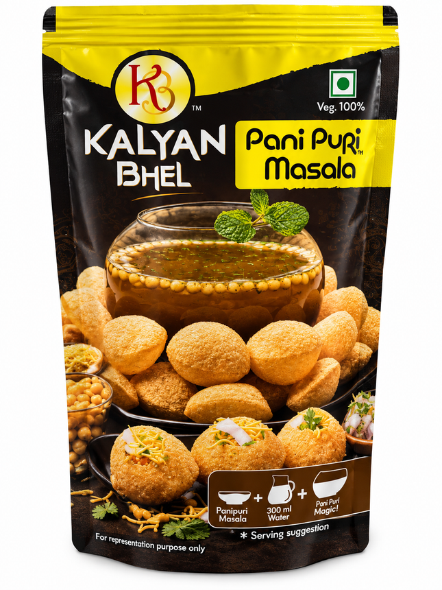 Kalyan Bhel Pani Puri Masala 150 g – Gewürzmischung für Pani Puri