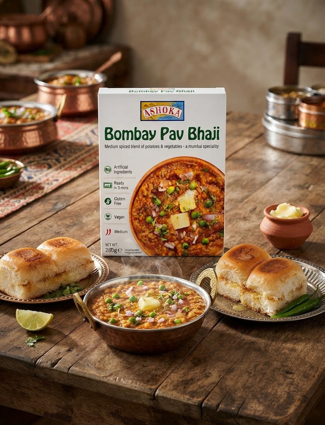 Ashoka Bombay Pav Bhaji 280 g – Indisches Fertiggericht