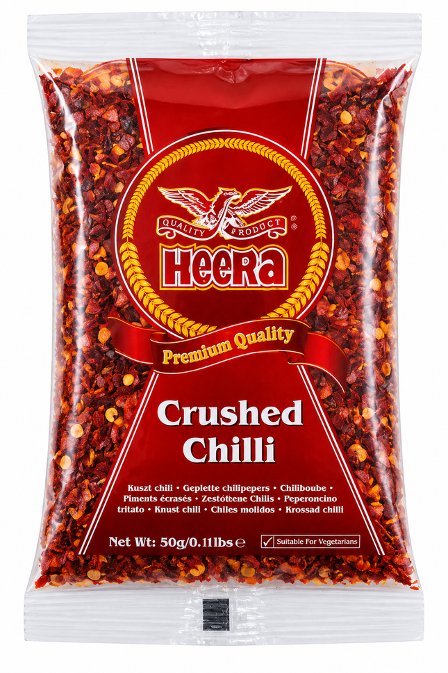 Heera Crushed Chillies 50 g – Chiliflocken