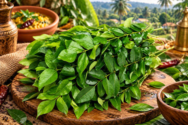Frische Curryblätter (Curry Leaves) 30–40 g