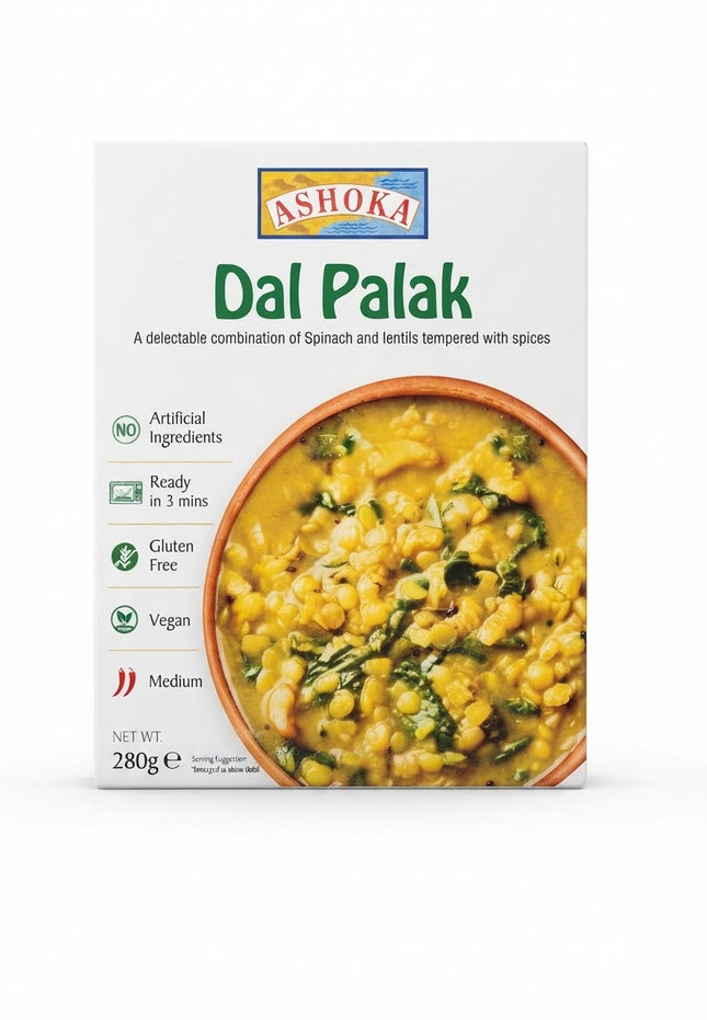Ashoka Dal Palak 280 g – Linsen mit Spinat