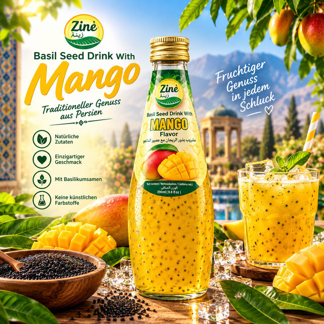 Zine Mangogetränk 290 ml – Fruchtig und erfrischend