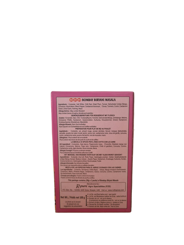 MDH Bombay Biryani Masala 100g