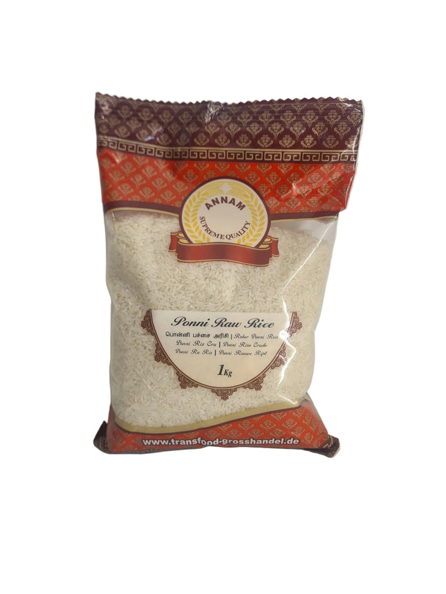 Annam Ponni Raw Rice 1kg