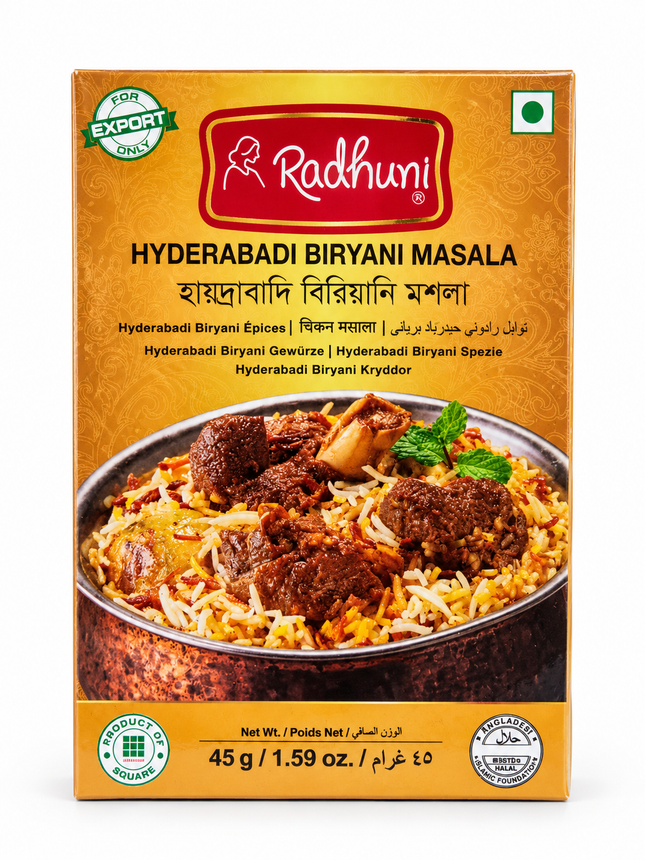 Radhuni Hyderabadi Biryani Masala 45g