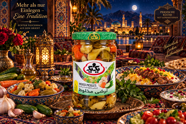 1&1 Litteh Pickle 640 g – Eingelegtes Mischgemüse