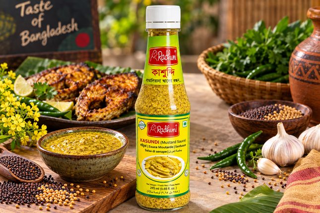 Radhuni Kasundi Mustard Sauce 285 ml – Bangladeshi Mustard Sauce