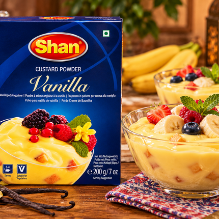Shan Vanilla Custard Powder 200 g – Vanilla Custard
