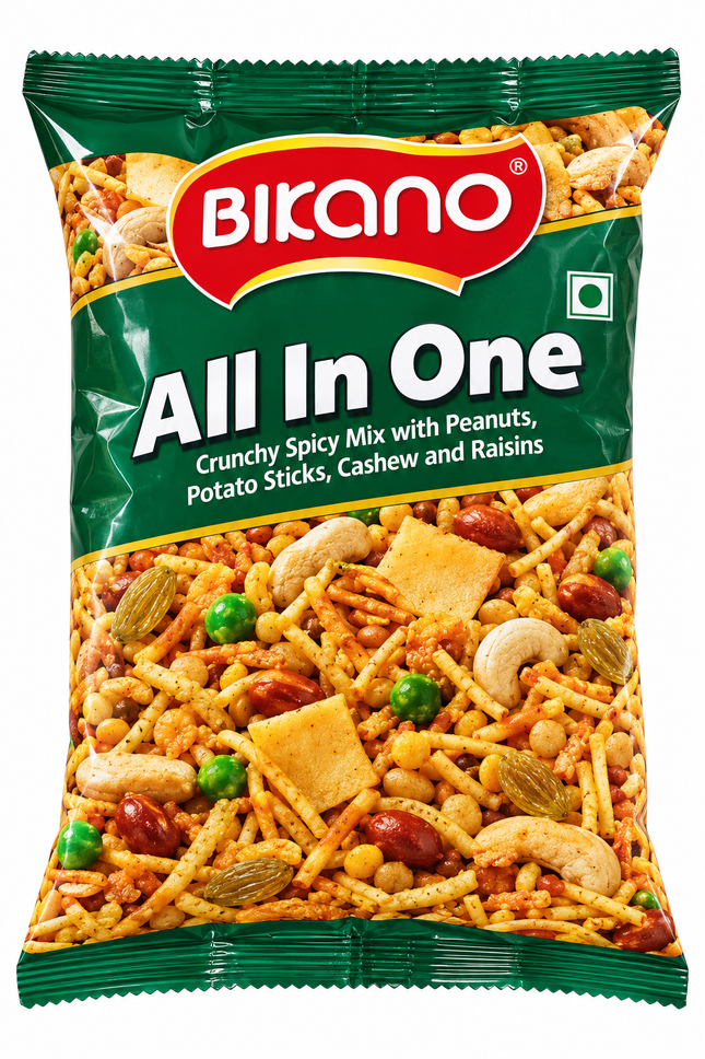 Bikano All in One – Indische Namkeen-Mischung 200 g