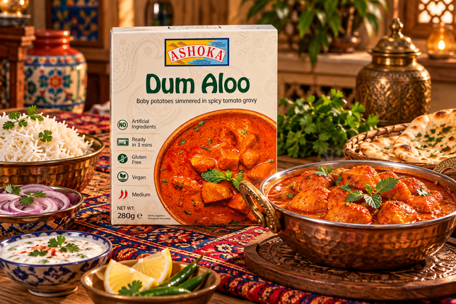 Ashoka Dum Aloo 280 g – Indisches Kartoffelgericht
