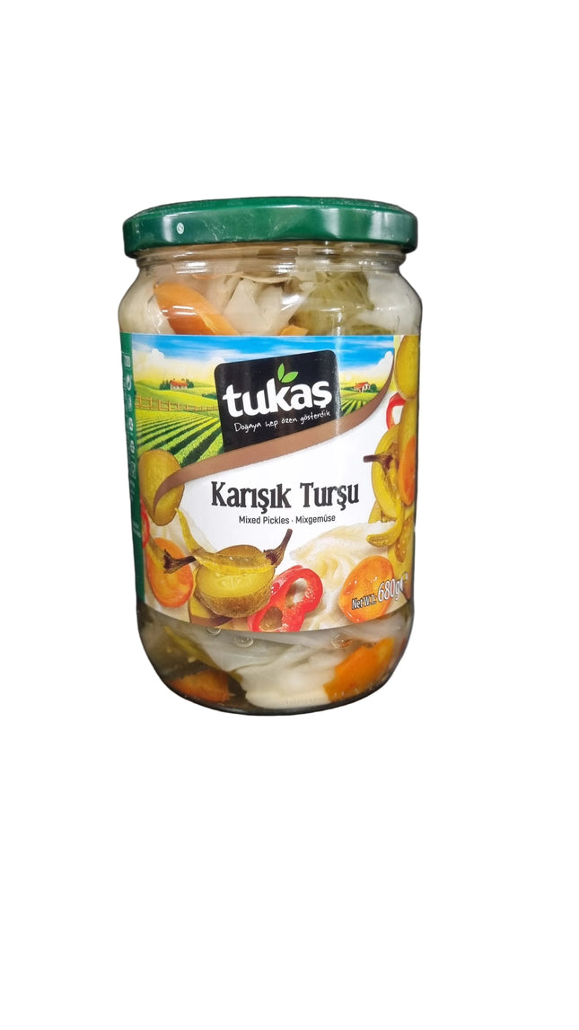 Tukaș Karișik Turșu Mixed Pickles•Mixgemüse 680g