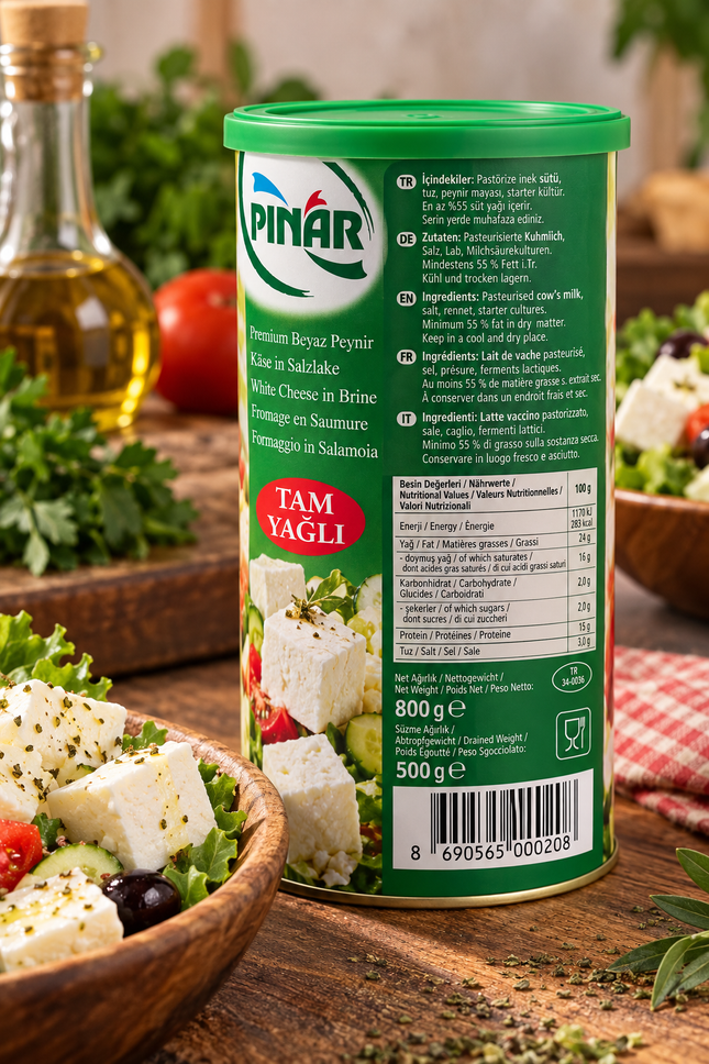 Pınar Käse in Salzlake 1 kg – Weißkäse