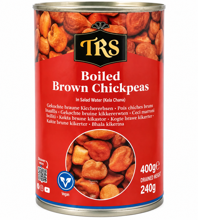 TRS Boiled Brown Chickpeas – Braune Kichererbsen